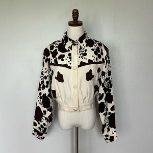 Vintage 80’s Western Cowprint Jacket and Bustier